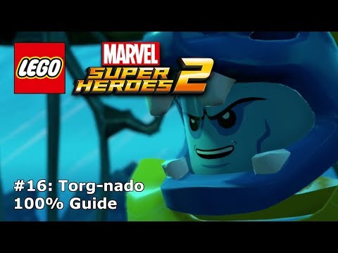 #16 Torg-nado 100% Guide (Minikits & Stan Lee) - LEGO Marvel Super Heroes 2
