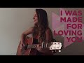 Bárbara Dias - I Was Made For Loving You (Cover ...