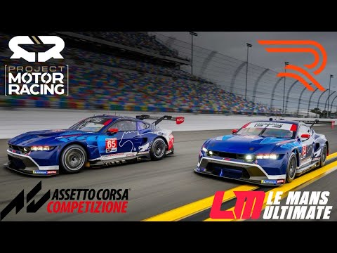 ACC vs LMU vs Rennsport vs PMR - A Casuals Driving Review