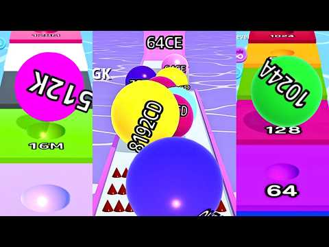 Ball Run 2048 💥 vs Infinity Mode ♾️ vs Ball Run Infinity 🔥 | Ultimate 2048 Merge King Combo 👑