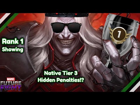 Rank 1 Knull and Hidden Native T3 Build Penalties!? (LV60 vs Max Comparison)  |  Marvel Future Fight
