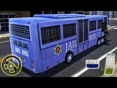 3D Police Bus Prison Transport - City Bus Parking Simulator | Android Gameplay