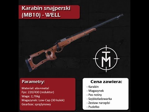 Karabin snajperski (MB10) firmy WELL - TANIEMILITARIA.PL
