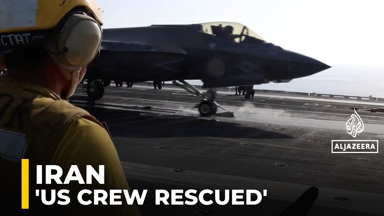 US media : Military has rescued one crew member from downed F-15E fighter jet in Iranian airspace