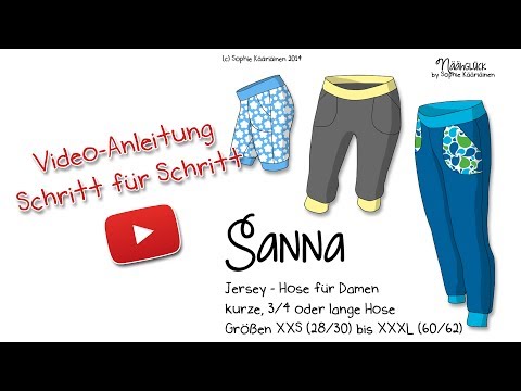 Nähanleitung Jersey-Hose "Sanna" - Näähglück