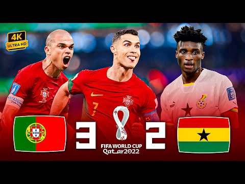 Ronaldo leads Portugal to an exciting victory over Ghana in a crazy match 🇵🇹 Portugal {3-2} Ghana 🏆]