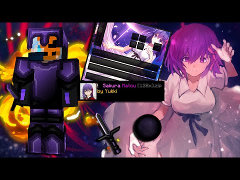 Sakura Matou 128x - MINECRAFT BEDWARS PVP TEXTURE PACK...