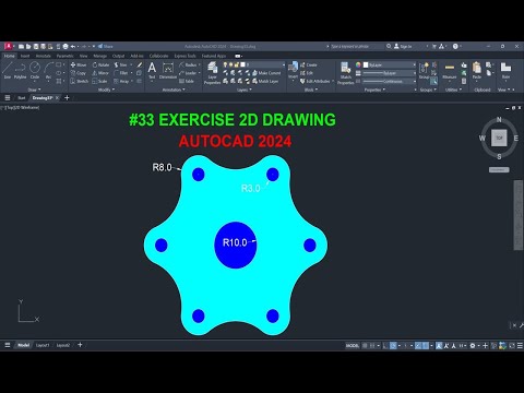 AutoCAD 2D exercise 1