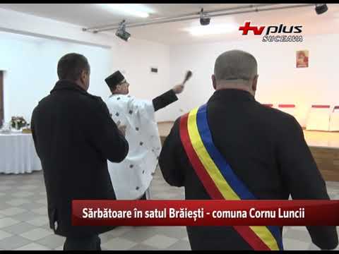 Sărbătoare în satul Brăiești - comuna Cornu Luncii