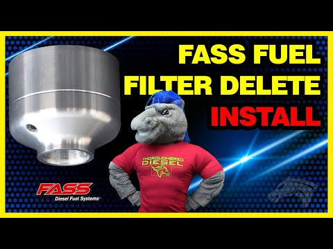 FASS Fuel Filter Delete Install: Duramax LML #DFD-4000