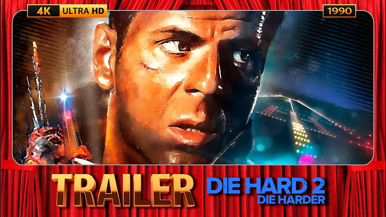 Die Hard 2: Die Harder (1990) Official trailer [4K-UHD]