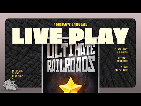 Ultimate Railroads - German Railroads - 4p Play-through, & Roundtable Discussion by Heavy Cardboard