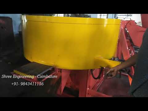 350 KG Fly Ash Brick Pan Mixer Machine