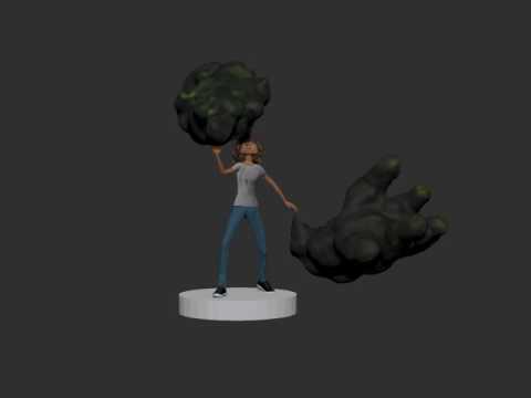 Smoke Villain Sculpt