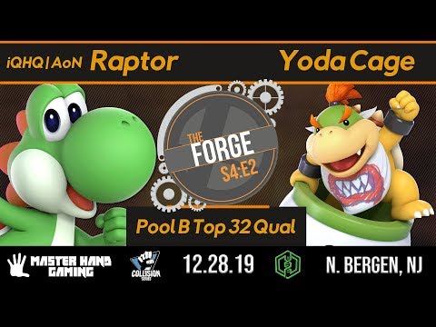 The Forge S4:E2 - iQHQ | AoN | Raptor (Yoshi) Vs. Yoda Cage (Bowser Jr) - Pool B - W Qualifier