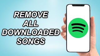 How To REMOVE ALL DOWNLOADED SONGS On Spotify