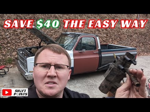 Chevy C10 Squarebody Truck DUAL FUEL Tank Valve Replacement