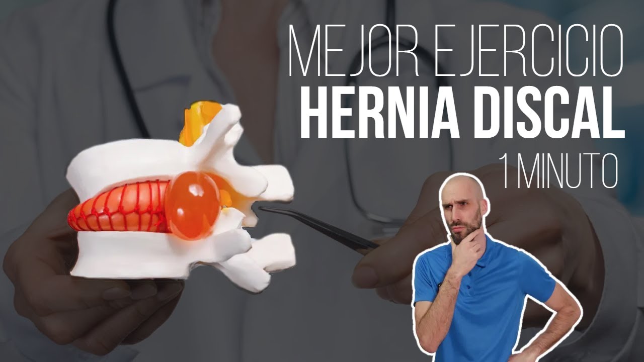 El mejor ejercicio para hernia discal en menos de 1 minuto