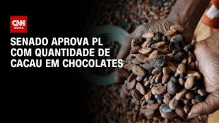 Vídeo: Senado aprova projeto que prevê padrões mínimos de cacau para chocolates | CNN NOVO DIA