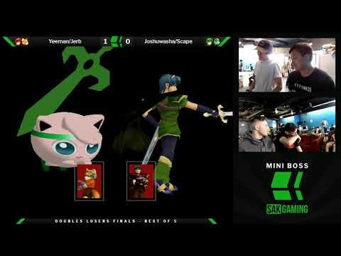 Mini Boss 3 Doubles Losers Finals - Yeeman/Jerb (Red) vs Joshuwasha/Scape (Green)