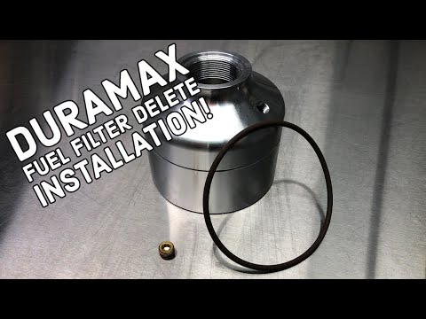 Duramax Fuel Filter Delete Installation!