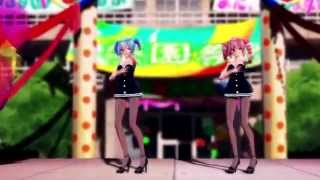[MMD] niki feat. luz  - WAVE (Miku & Teto Model)