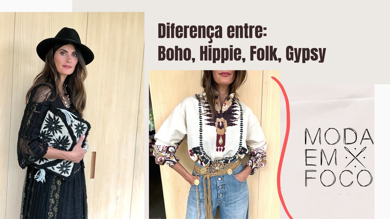 DIFERENÇA ENTRE BOHO, HIPPIE, FOLK, GYPSY - Isabella Fiorentino