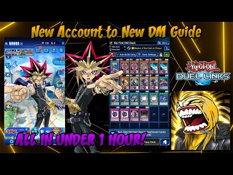 From New Account to Your First DM Deck in UNDER 1 HOUR GUIDE! [Yu-Gi-Oh! Duel Links]