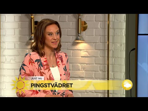 Pingstvädret – Sol eller regn för dagens brudpar? - Nyhetsmorgon (TV4)