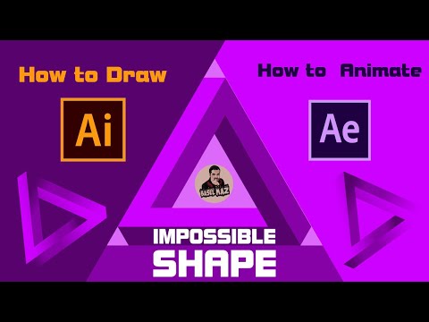 How to Draw and Animate Impossible Shape  (the Penrose Triangle) in Illustrator and After Effects