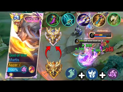 MARTIS PERFEKT & MANIAC IM RANG!! | BESTER BUILD & EMBLEM 2025 MLBB GAMEPLAY