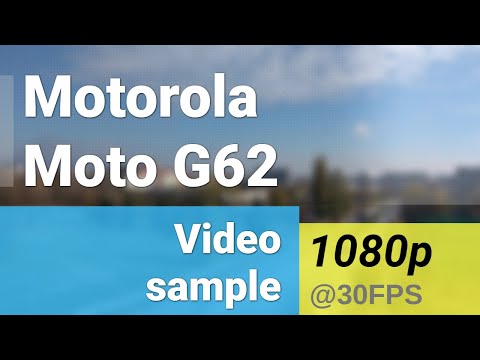 Full HD 1080p 30fps (main camera) - Motorola Moto G62 video sample
