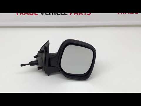 Fits Citroen Berlingo 1998-2008 Door Wing Mirror Manual Primed Driver Side video