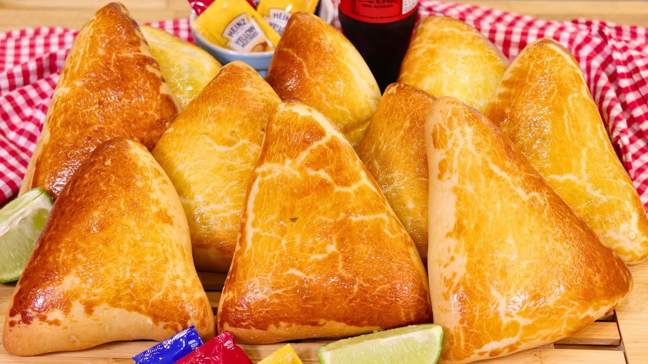 O SALGADO MAIS GOSTOSO E VENDIDO DO MUNDO! | ESFIRRA DE CARNE DE LANCHONETE FÁCIL | FAÇA E VENDA