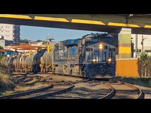 TANQUEIROS CARREGADOS EM PASSAGEM POR CATANDUVA-SP,E OUTROS TRENS 02/09/2026