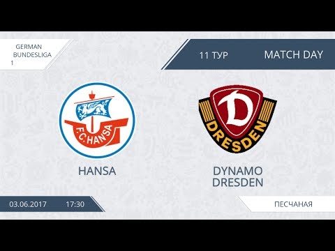 AFL 17.  Germany Bundesliga 1.  Hansa-Dynamo Dresden.  Day 11.