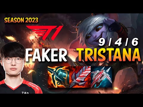 T1 Faker TRISTANA Mid vs GALIO - KR Ranked