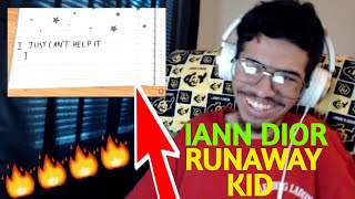 IANN DIOR - RUNAWAY KID (OFFICIAL LYRIC VIDEO) (Reaction)