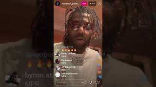 Hoodrich Pablo Juan - On Instagram Live Listening To DMV Tape Says Another Tape On the Way !