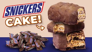 GIANT Fun-Sized SNICKERS, MR BIG and CRISPY CRUNCH Chocolate Bars for HALLOWEEN! | How to Cake It