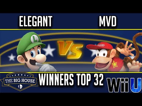 The Big House 8  WINNERS TOP 32 - uS | Elegant (Luigi) vs PG | MVD (Diddy Kong)