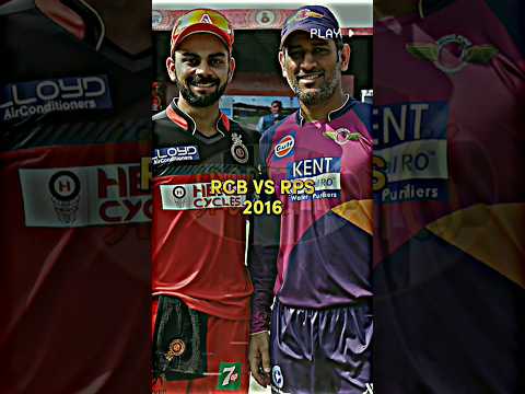 RCB VS RPS IPL 2016 #cricket #shorts #viratkohli #trendingshorts #msdhoni