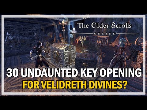 30 UNDAUNTED KEYS OPENING VELIDRETH DIVINES? Episode 5 - The Elder Scrolls Online