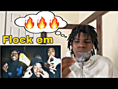 TG Flockaa x ChaseFrmDaSev x Cito Blick x Thunder Bklu - Flock Em (Official Music Vid) Reaction