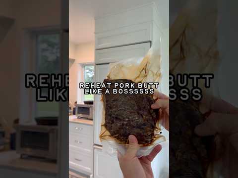 How to reheat pulled pork! #bbq #lowandslow #pulledpork