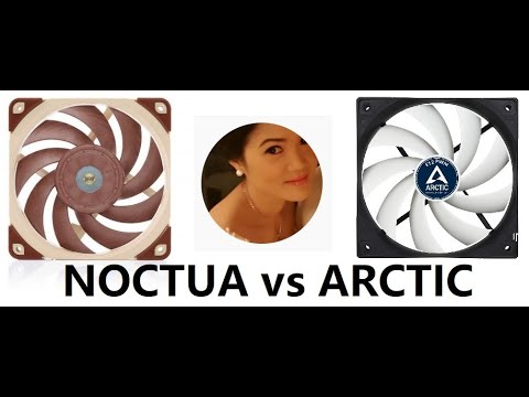 Noctua NF-A12x25 vs Arctic F12 120mm Fan Comparison
