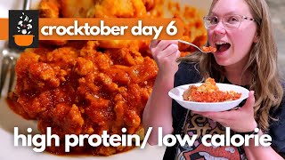 Crocktober Day 6: Turkey Sloppy Joes | High-Protein, Low-Calorie Slow Cooker Dinner