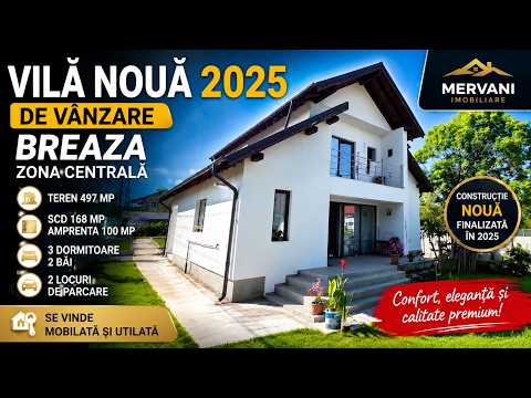 Vila 2025 de vanzare cu 4 camere in Breaza — Video