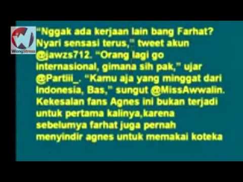 PERSETERUAN FARHAT ABBAS VS AGNES MONICA !