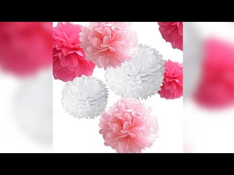 How to make tishu paper flowers.Easy tishu paper flowers.